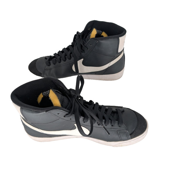 Nike Womens Blazer Mid 77 Next Nature Black White Retro Athletic Sneakers Size 8 - Picture 6 of 9